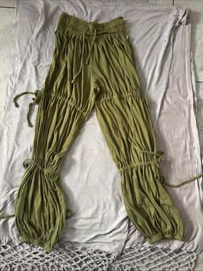 Out from Under - Olive Green Drawstring Harem Pants